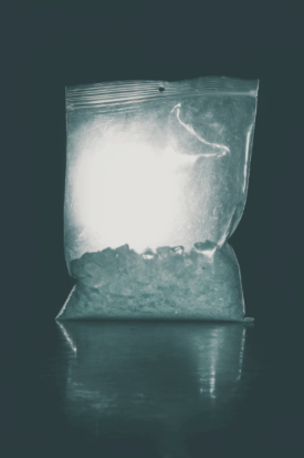 drugs: bag of marijuana