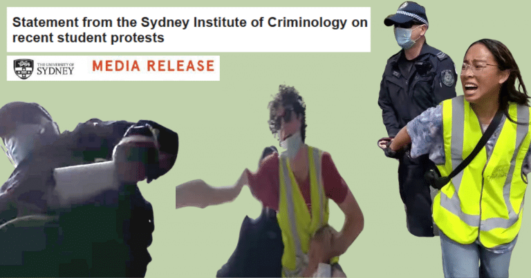 Statement From Sydney Institute of Criminology re University protests