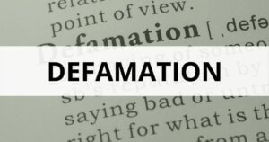 Defamation lawyers