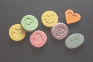 drug pills such as MDMA ecstasy