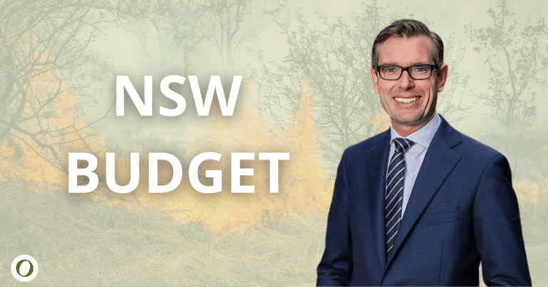 NSW Treasurer Dominic Perrottet and budget