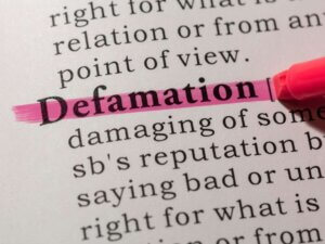 Defamation definition in dictionary