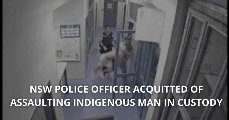 Senior Constable Murray Cleared of charges of assaulting Patrick Little