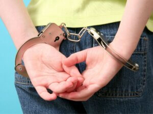 Kids in handcuffs