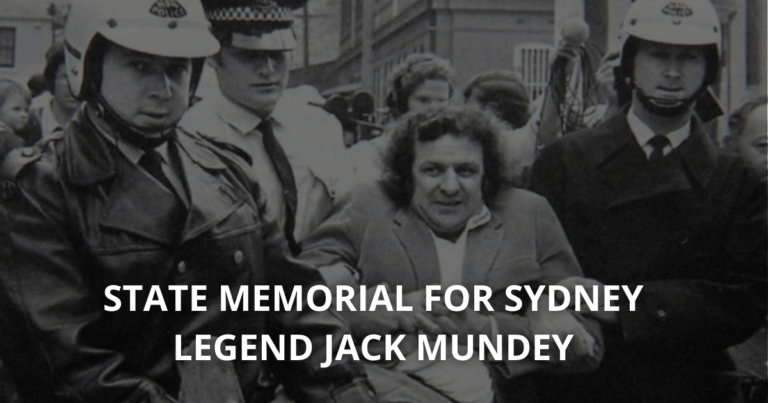 STATE MEMORIAL FOR SYDNEY LEGEND JACK MUNDEY