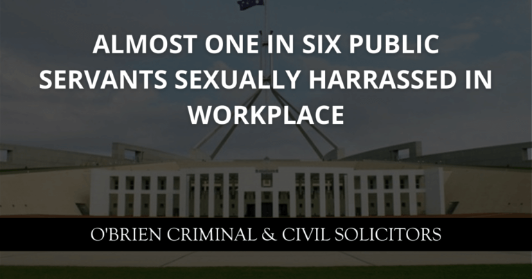 Almost one in six public servants sexually harrassed in workplace