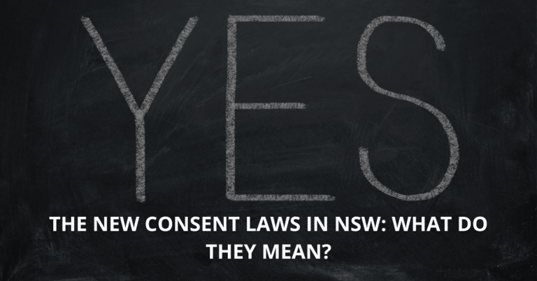 The new consent laws in NSW What do they mean