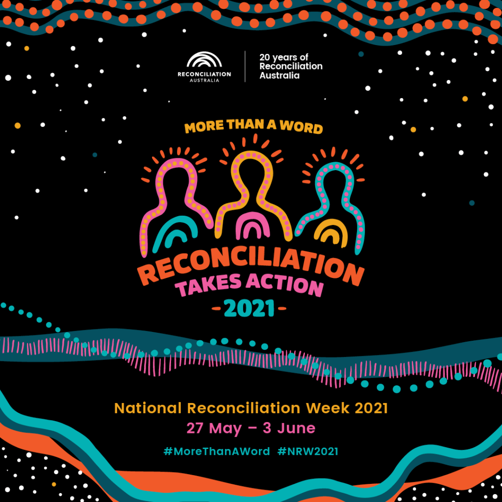 National Reconciliation Week 2021 by 33 Creatie, featuring the artwork of artist Jessica Johnson.