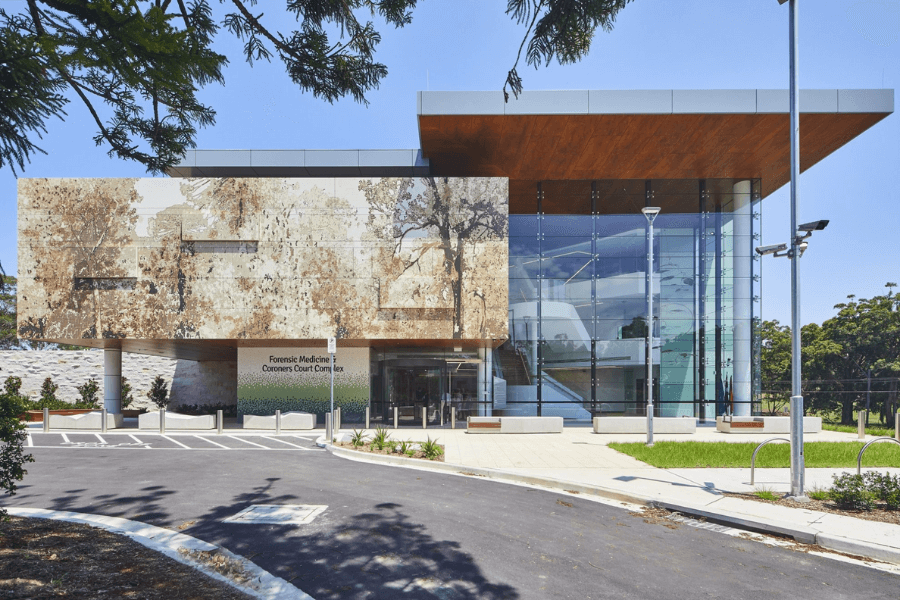 NSW State Coroner's Court in Lidcombe, Sydney's West