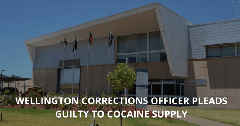 Wellington corrections officer pleads guilty to cocaine supply