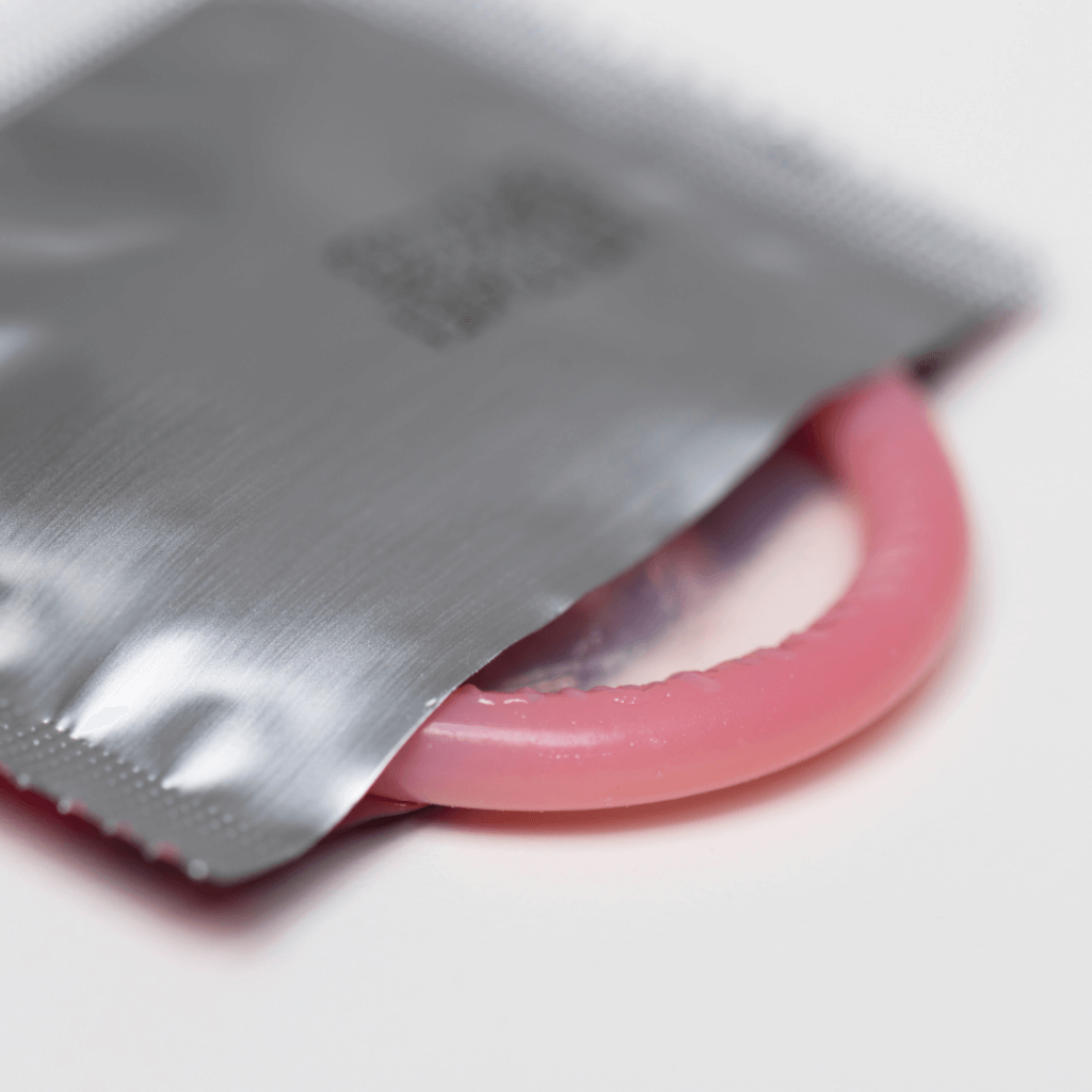 condom in a packet