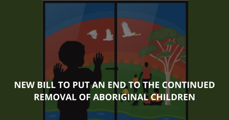 New bill to put an end to the continued removal of Aboriginal children (1)