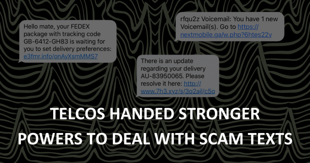 Telcos handed stronger powers to deal with scam texts (1)