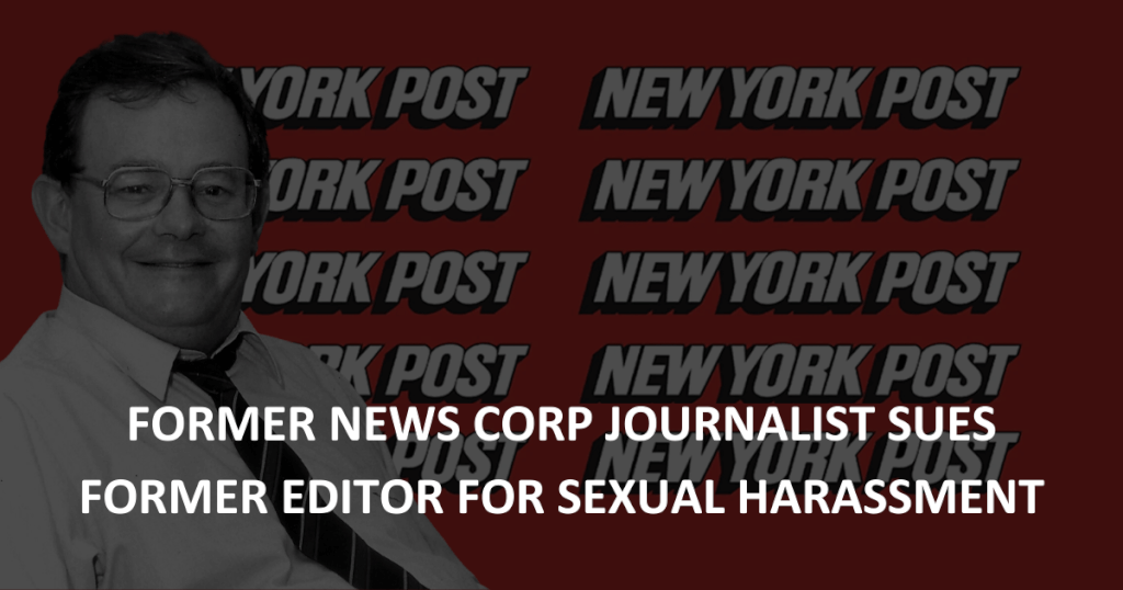 Former News Corp journalist sues former editor for sexual harassment