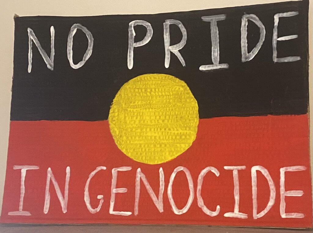 No pride in genocide