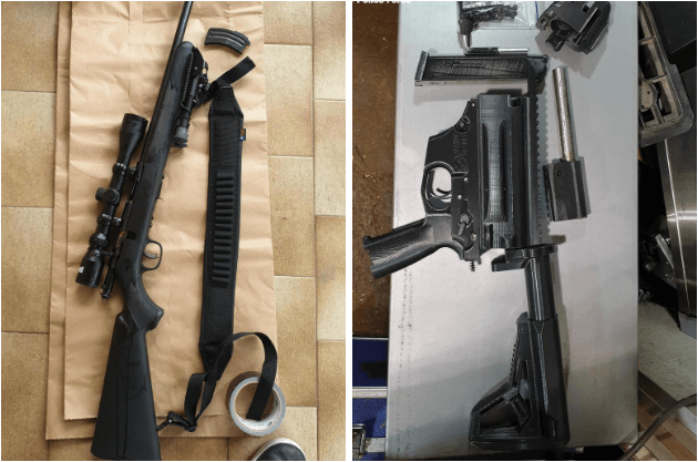 NSW Police discovered supplies used in the manufacture of 3D-printed guns.