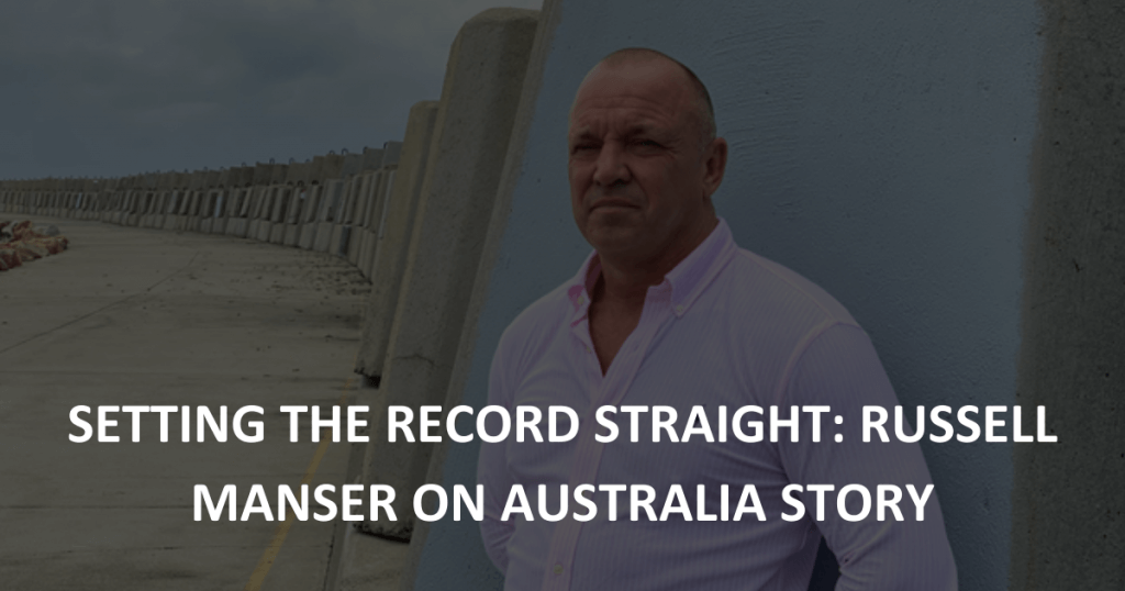 Setting the Record Straight Russell Manser on Australia Story