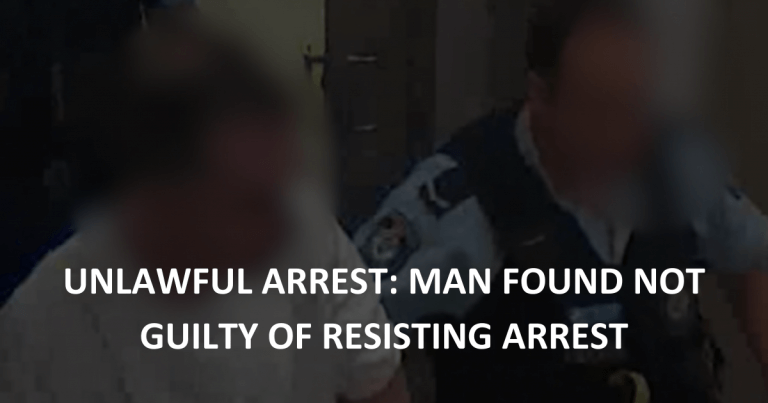 Unlawful arrest Man found not guilty of resisting arrest (1)