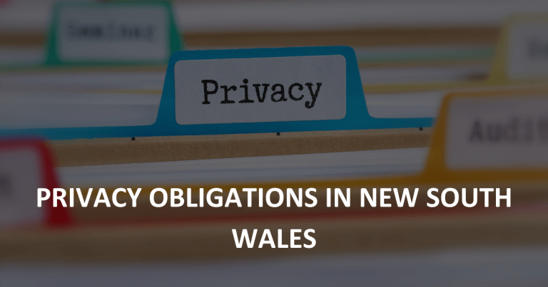 Privacy obligations in New South Wales