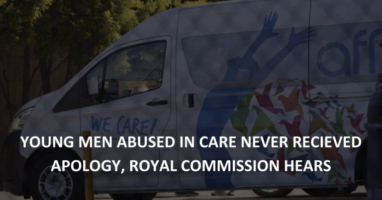 Young men abused in care never recieved apology, Disability Royal Commission hears