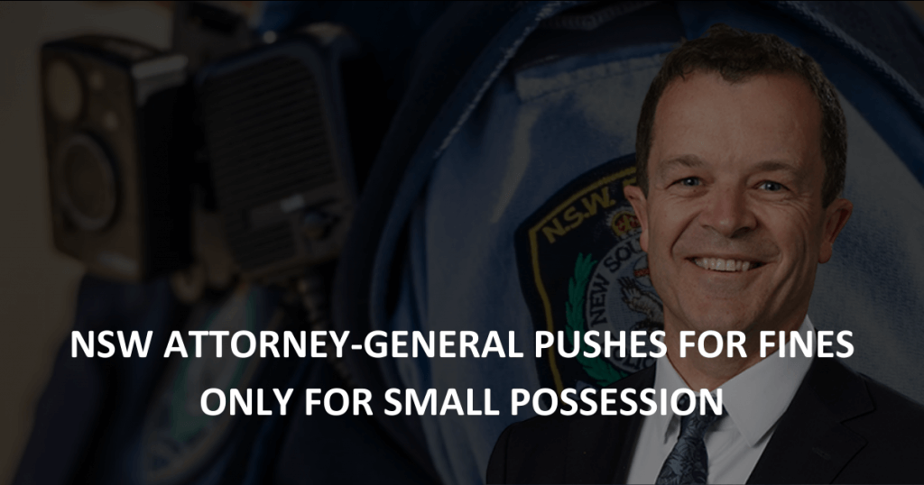War on drugs: NSW Attorney-General pushes for fines only for small possession