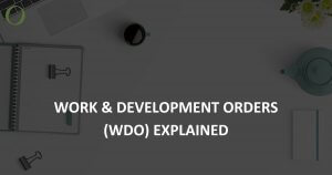 Work and Development Order (WDO)