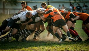 rugby is battery in sports involving Physical Contact