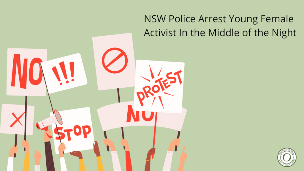 NSW-Police-Arrest-Young-Female-Activist