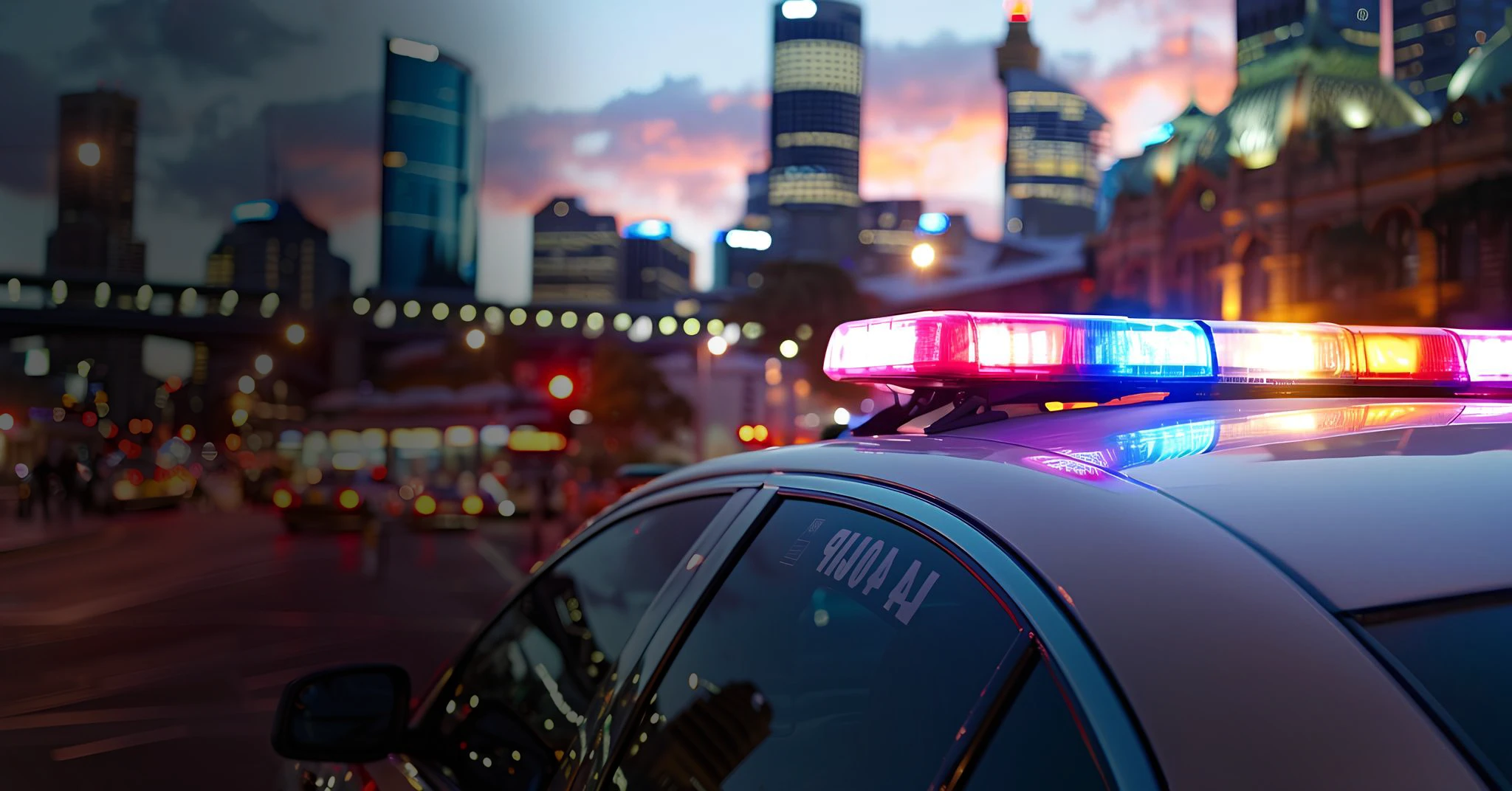 a police car