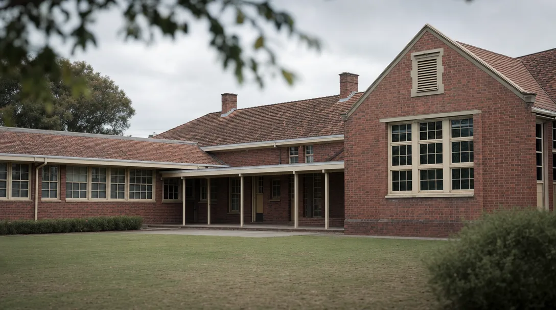 a red brick building