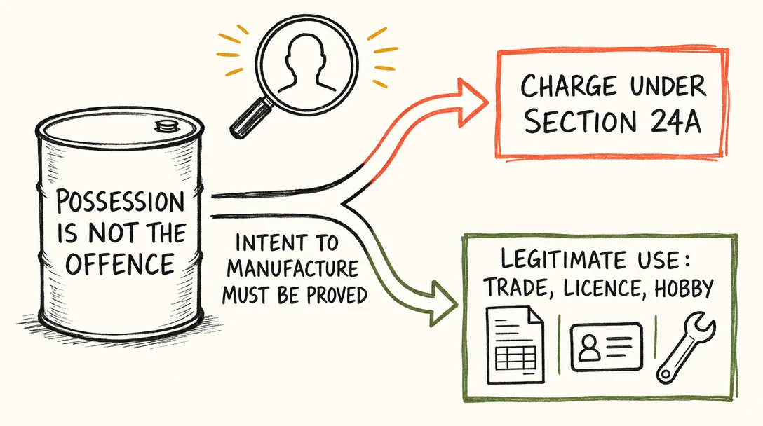 precursor chemical charges explained